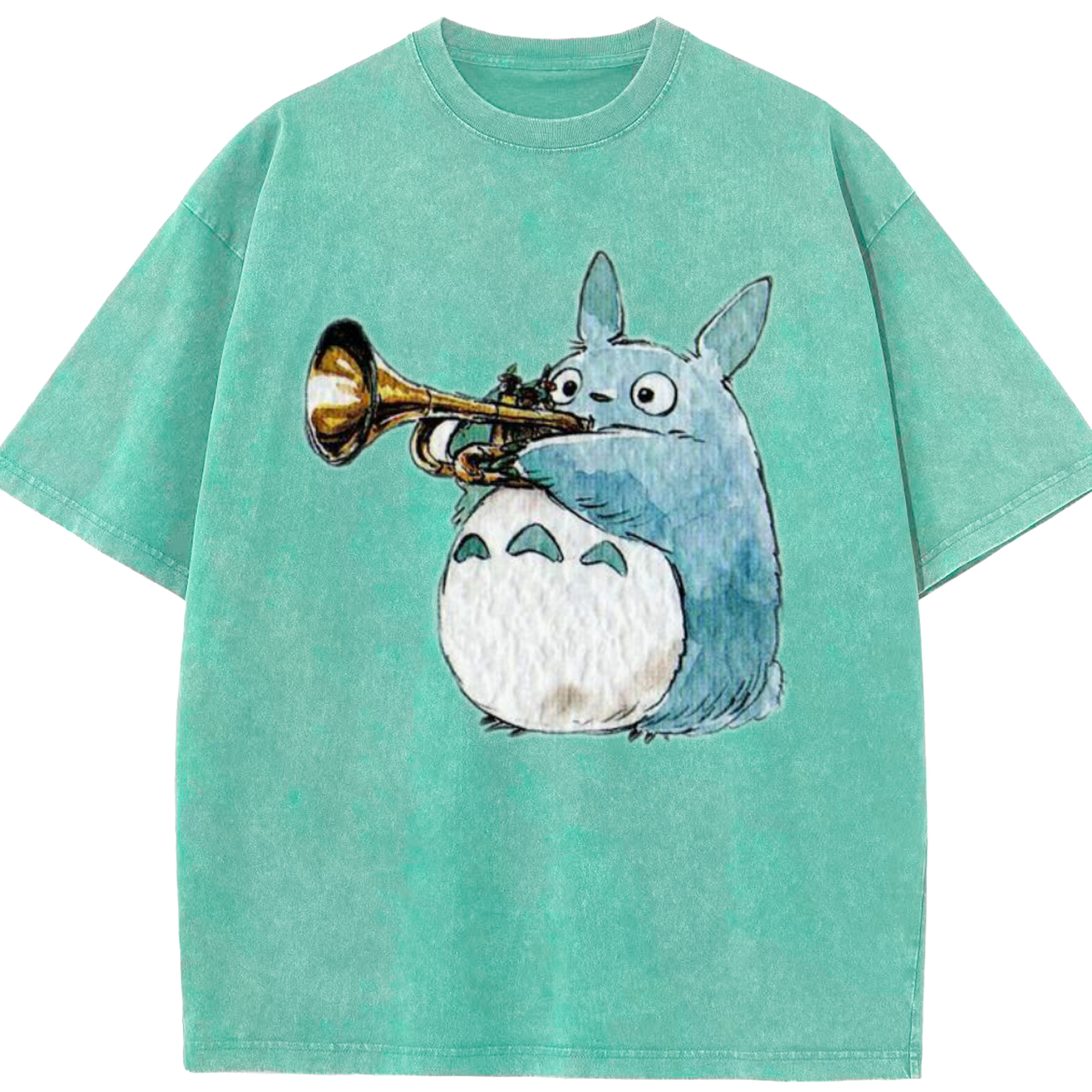 （画像用） となりのトトロ 草壁メイ 草壁サツキ My Neighbor Totoro Satsuki Kusakabe Mei Kusakabe 綿100% ヴィンテージ風 半袖Tシャツ（フロントプリント）